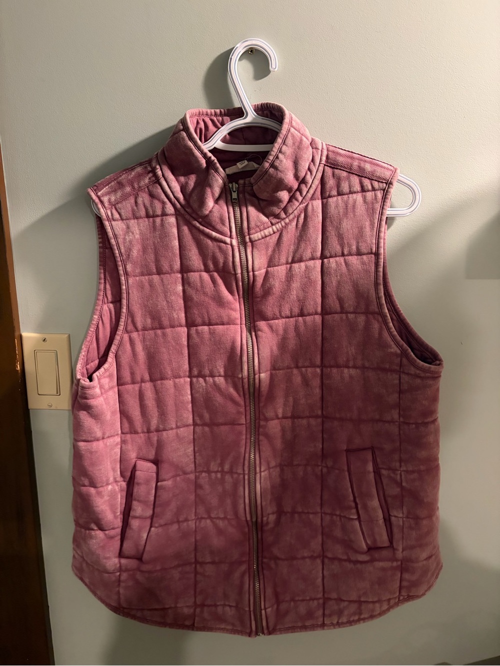 Quilted purple Vest